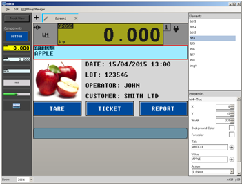 Logiciel gestion Pont bascule : (DINI DISPLAY TOOL)